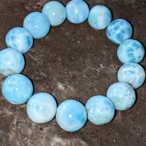 AAA Big larimar  bracelet